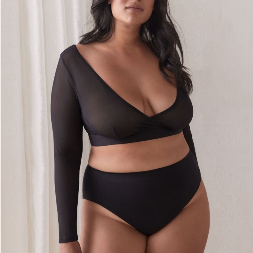 NWOT Addition Elle Short Mesh Bolero Size 4X